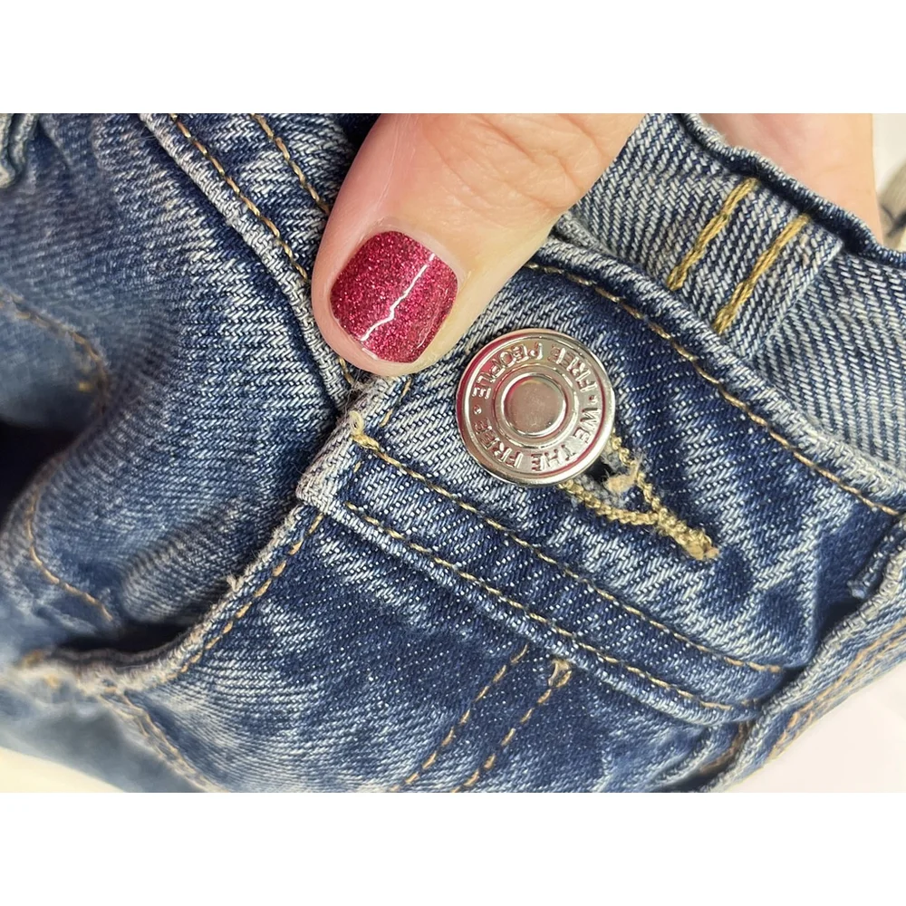 Free People‎ We The Free Shelby Boyfriend Jeans Womens 24 Low Rise Button Fly